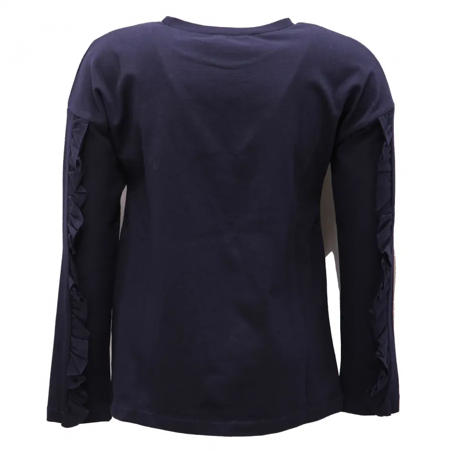 1827AD maglia bimba GIRL ELSY BABY blue t-shirt kids
