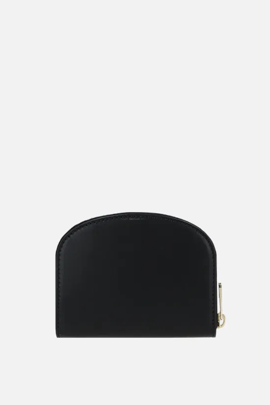 A.P.C. portafogli Demi-Lune in pelle liscia