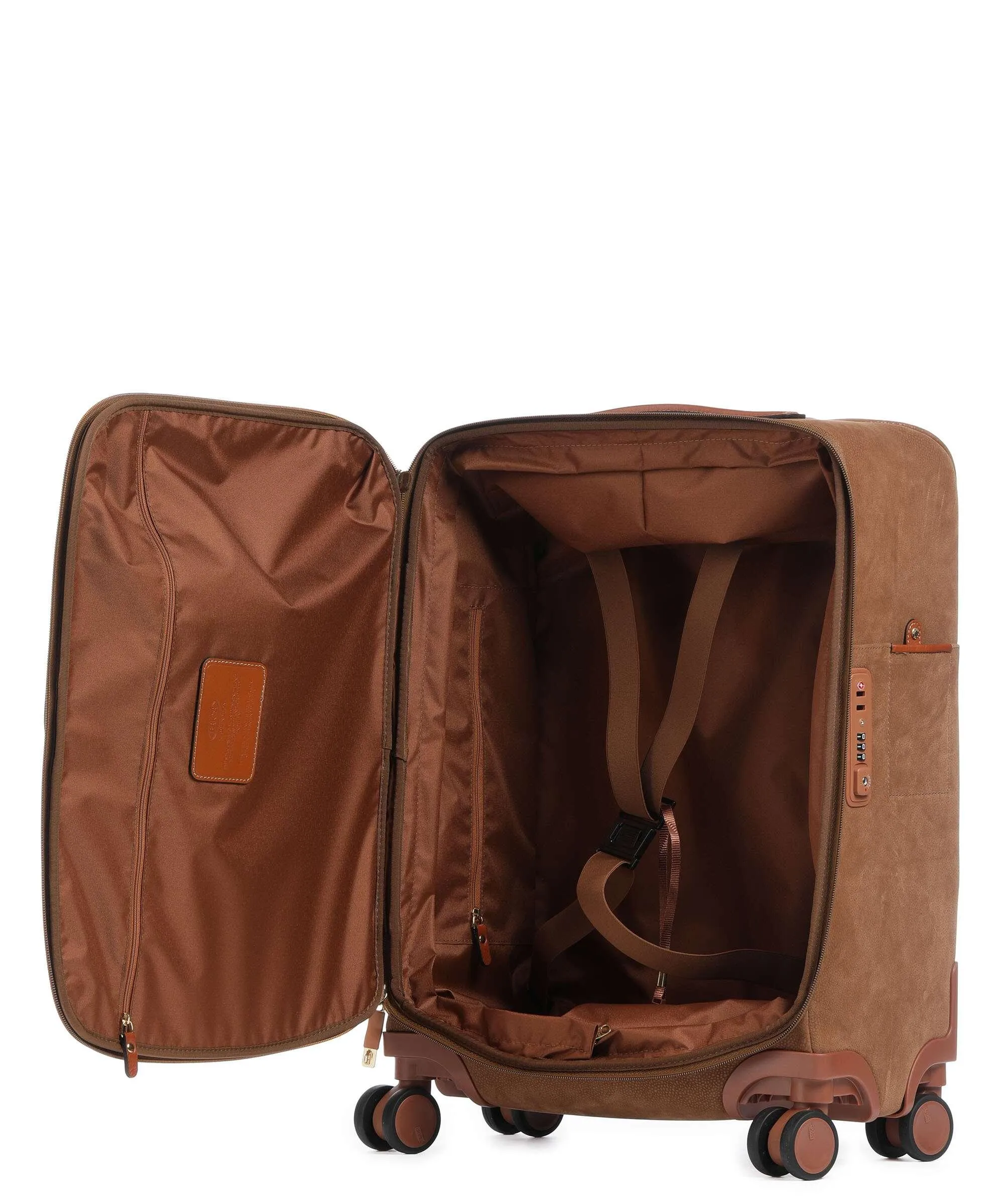  Brics Life Valigia trolley (4 ruote) marrone 55 cm  