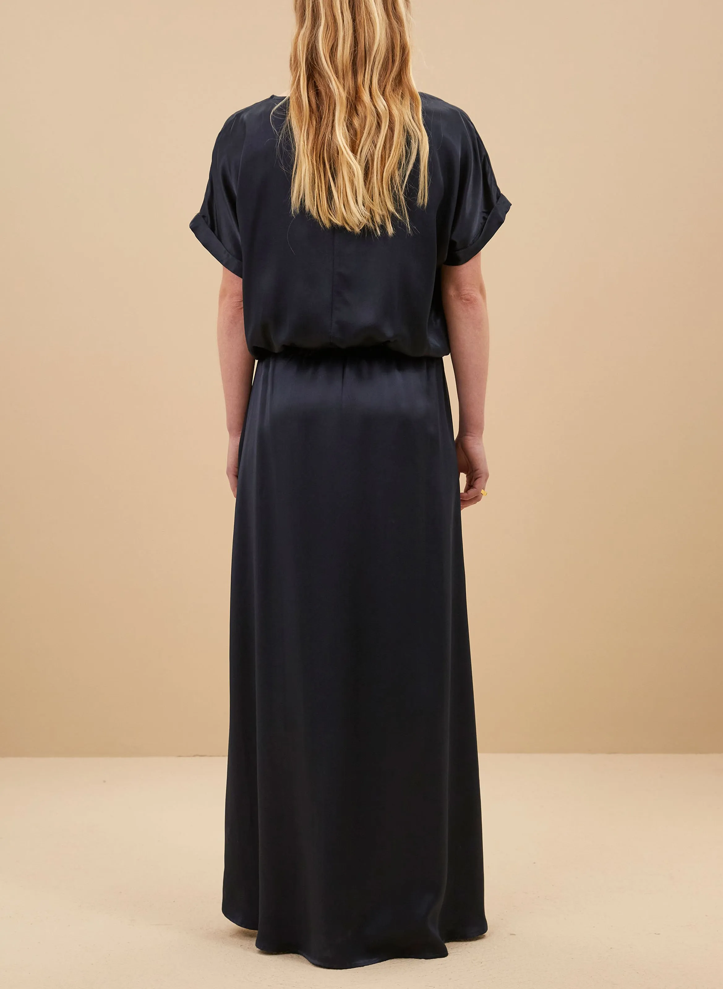  BY BAR   LUMA - Blusa satinata | Blu