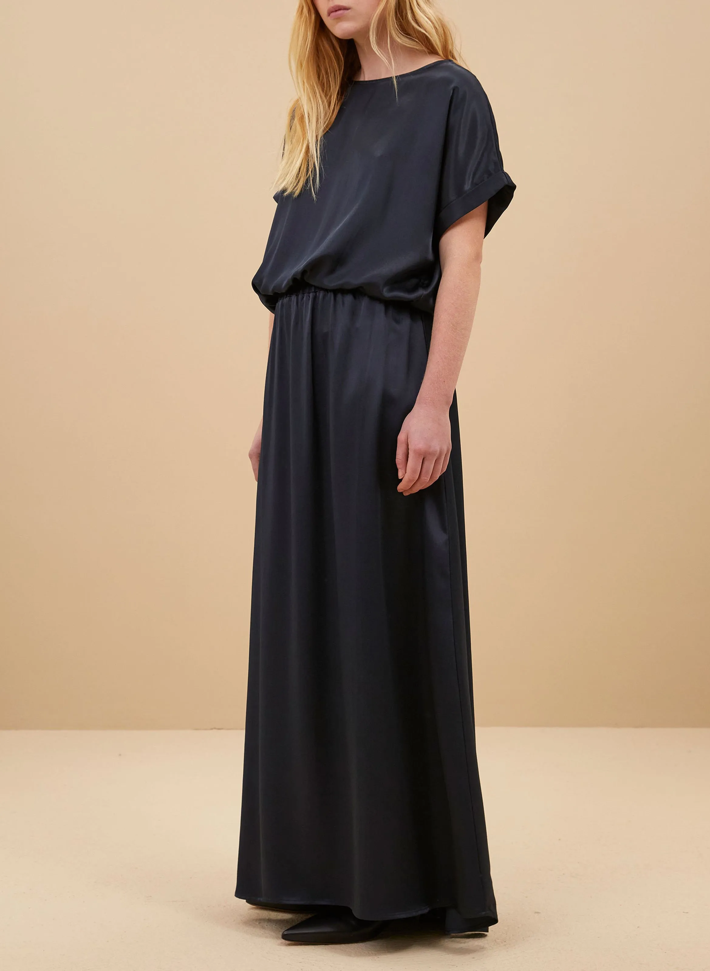  BY BAR   LUMA - Blusa satinata | Blu