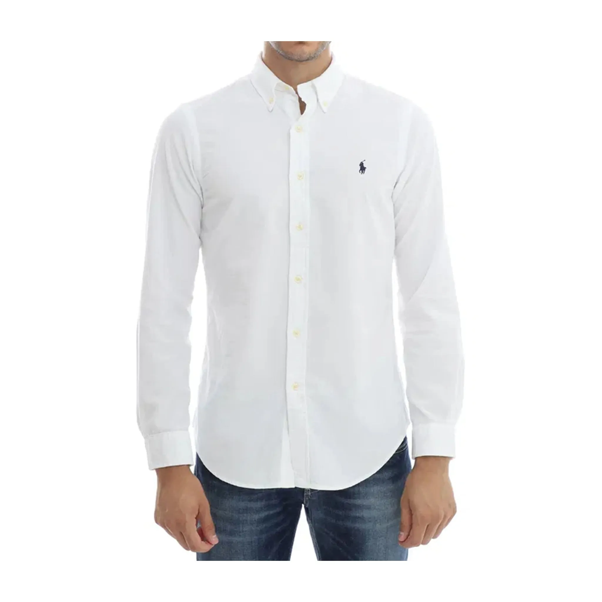 Camicia Uomo Bianca in velluto