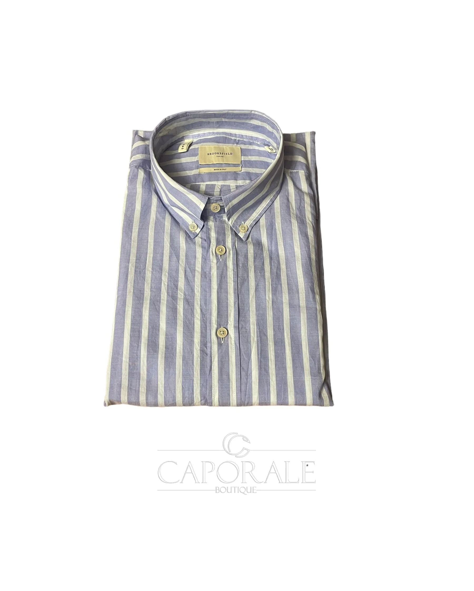 Camicia Uomo  Brooksfield Celeste 202CQ611