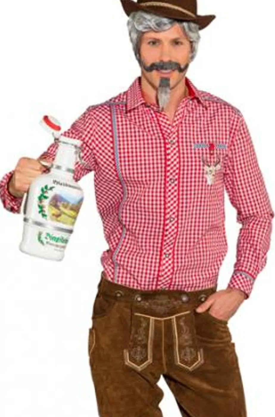 Camicia uomo da tirolese o da cowboy