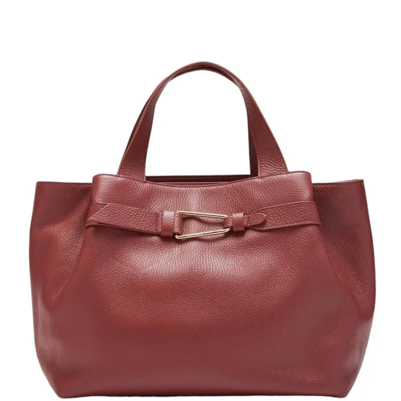 Coccinelle Borsa a Mano in Pelle con Grana Linea Coccinelle Malory Medium