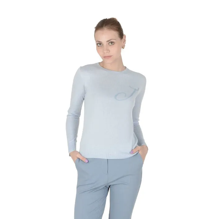 Crown of Edinburgh Cashmere maglia azzurro 