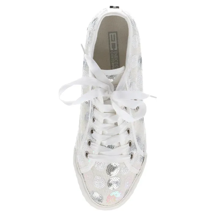Enrico Coveri sneakers  basse bianche  