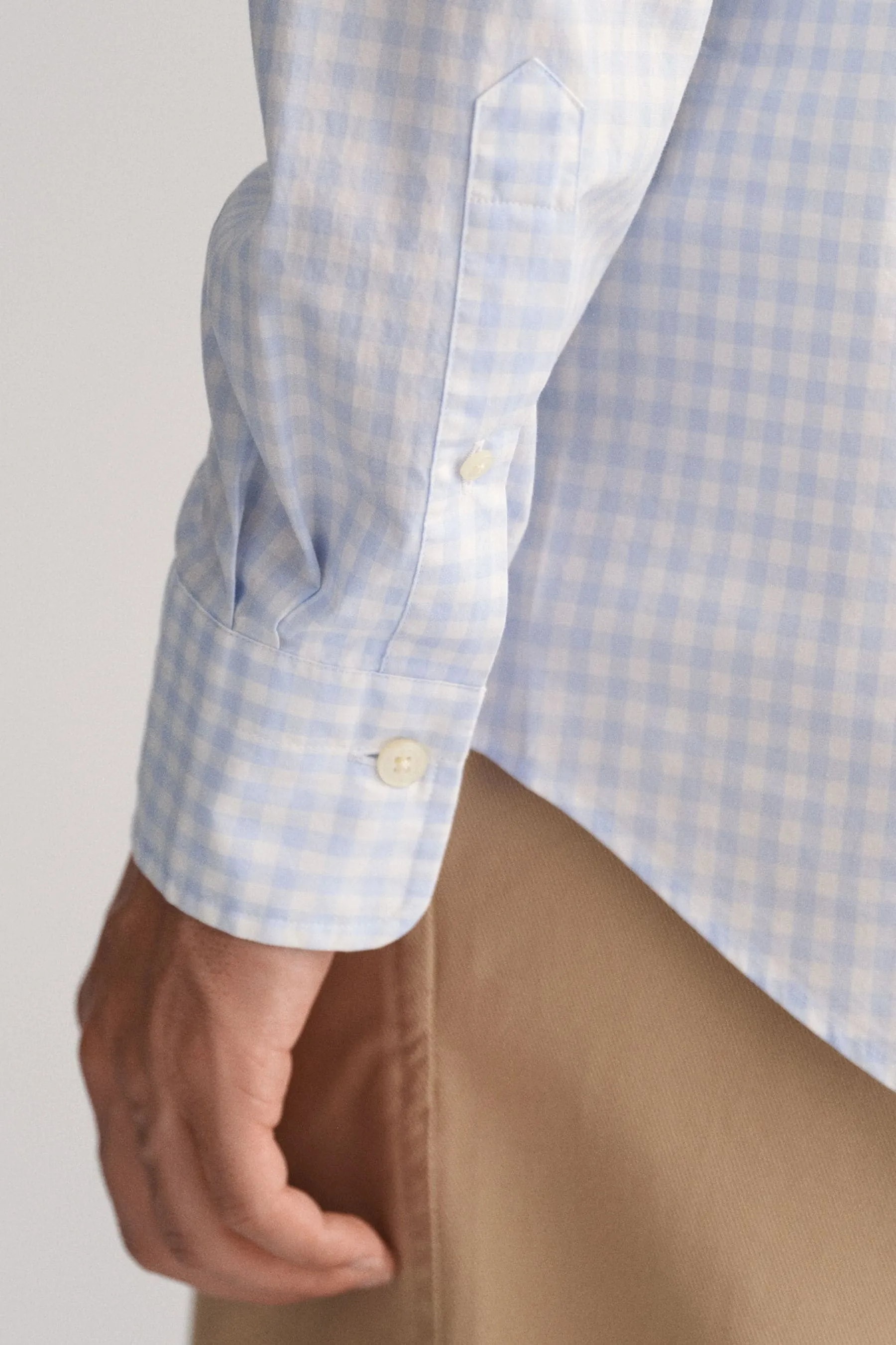 GANT Camicia in popeline A quadretti 100% cotone    