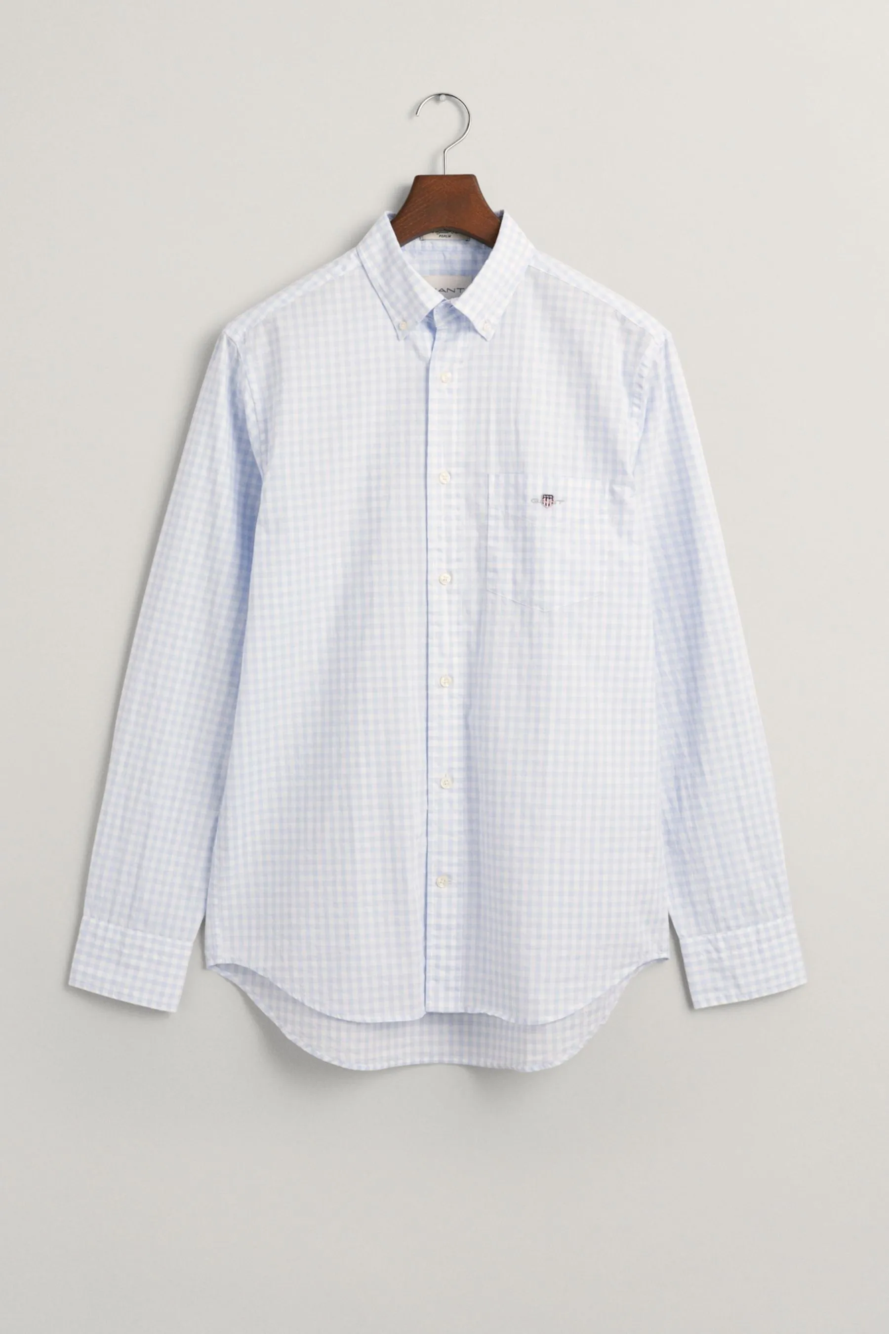 GANT Camicia in popeline A quadretti 100% cotone    