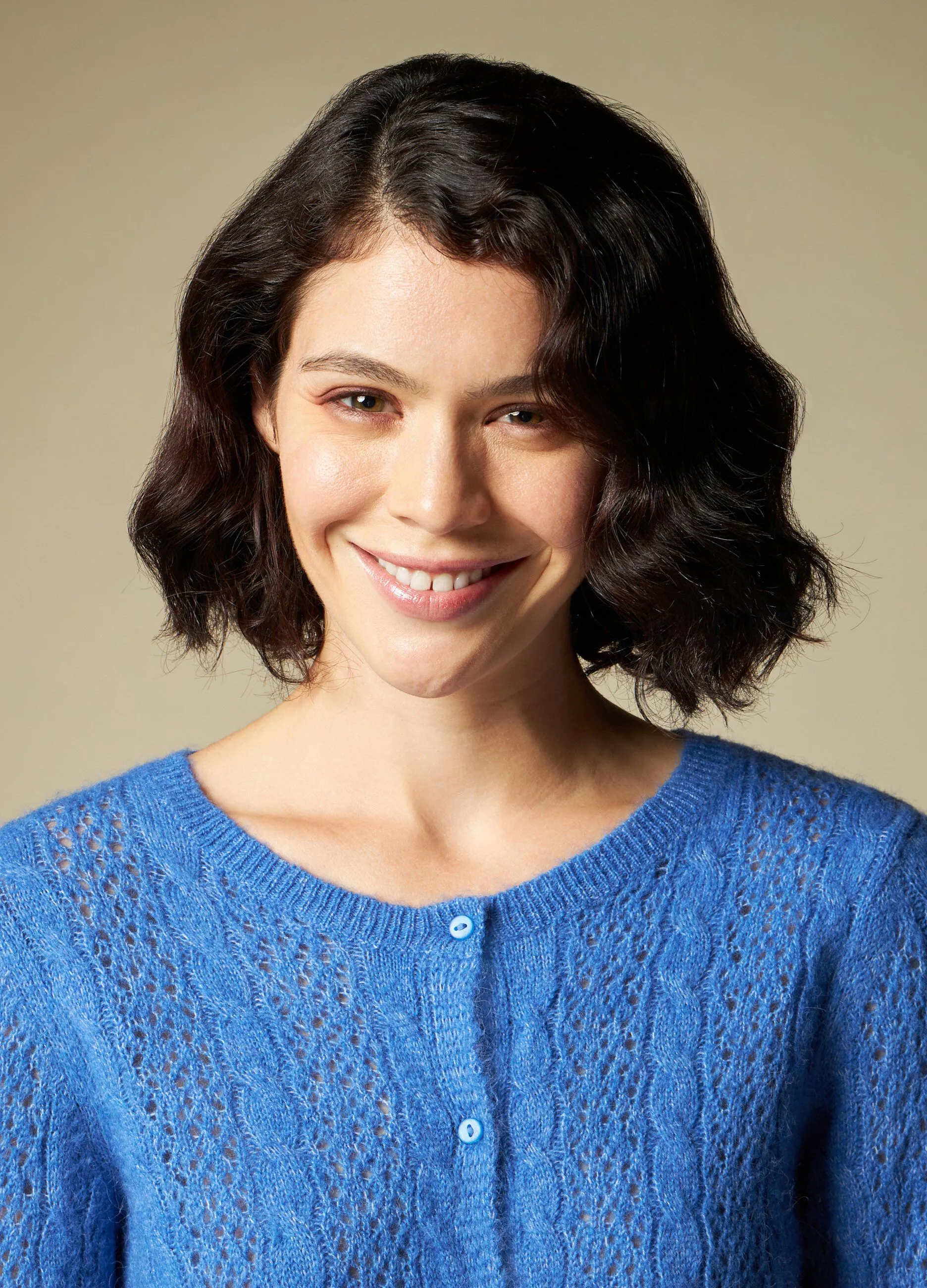 IWIE  Cardigan in misto lana di alpaca donna