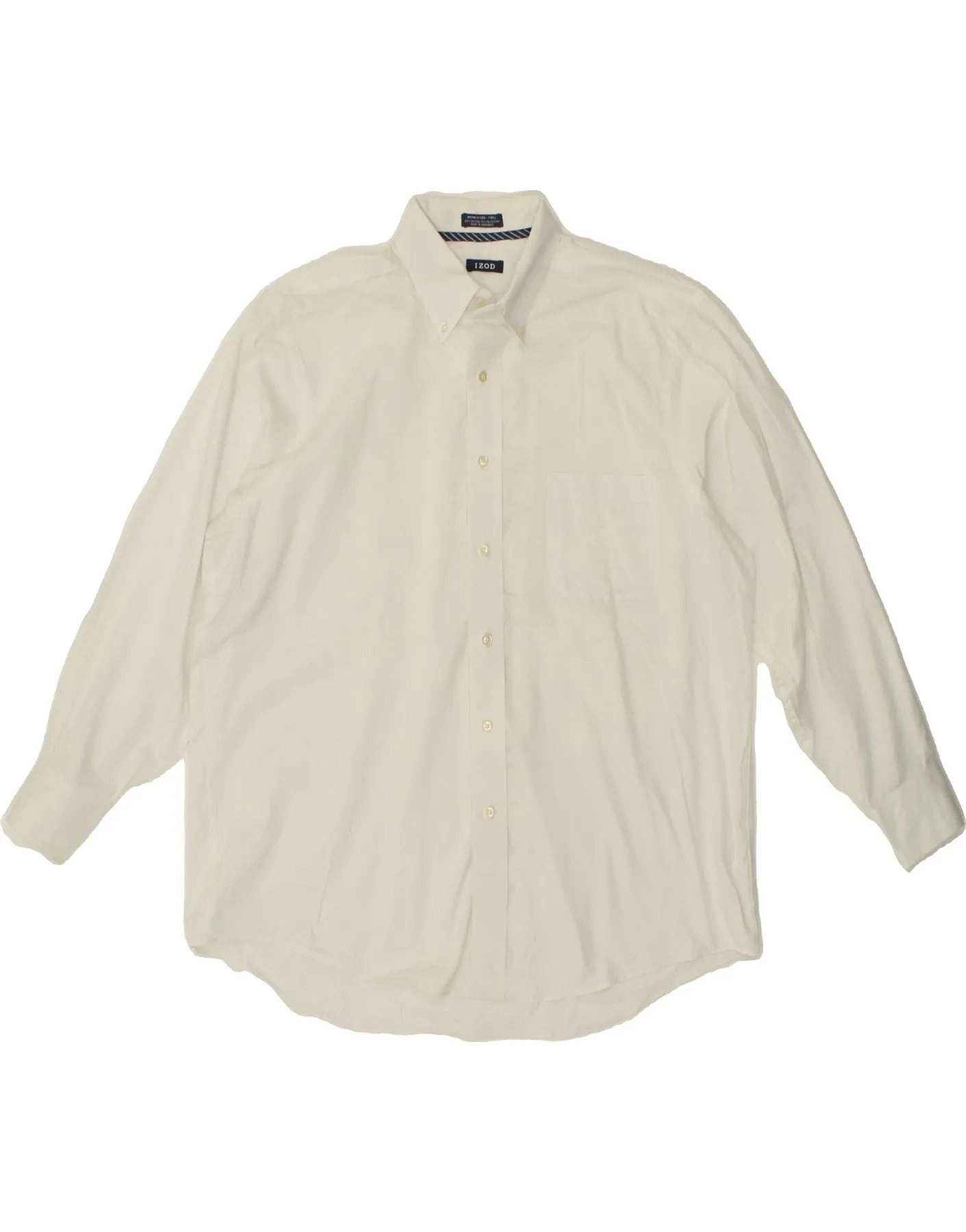IZOD Mens Regular Fit Shirt Size 15 1/2 Large White