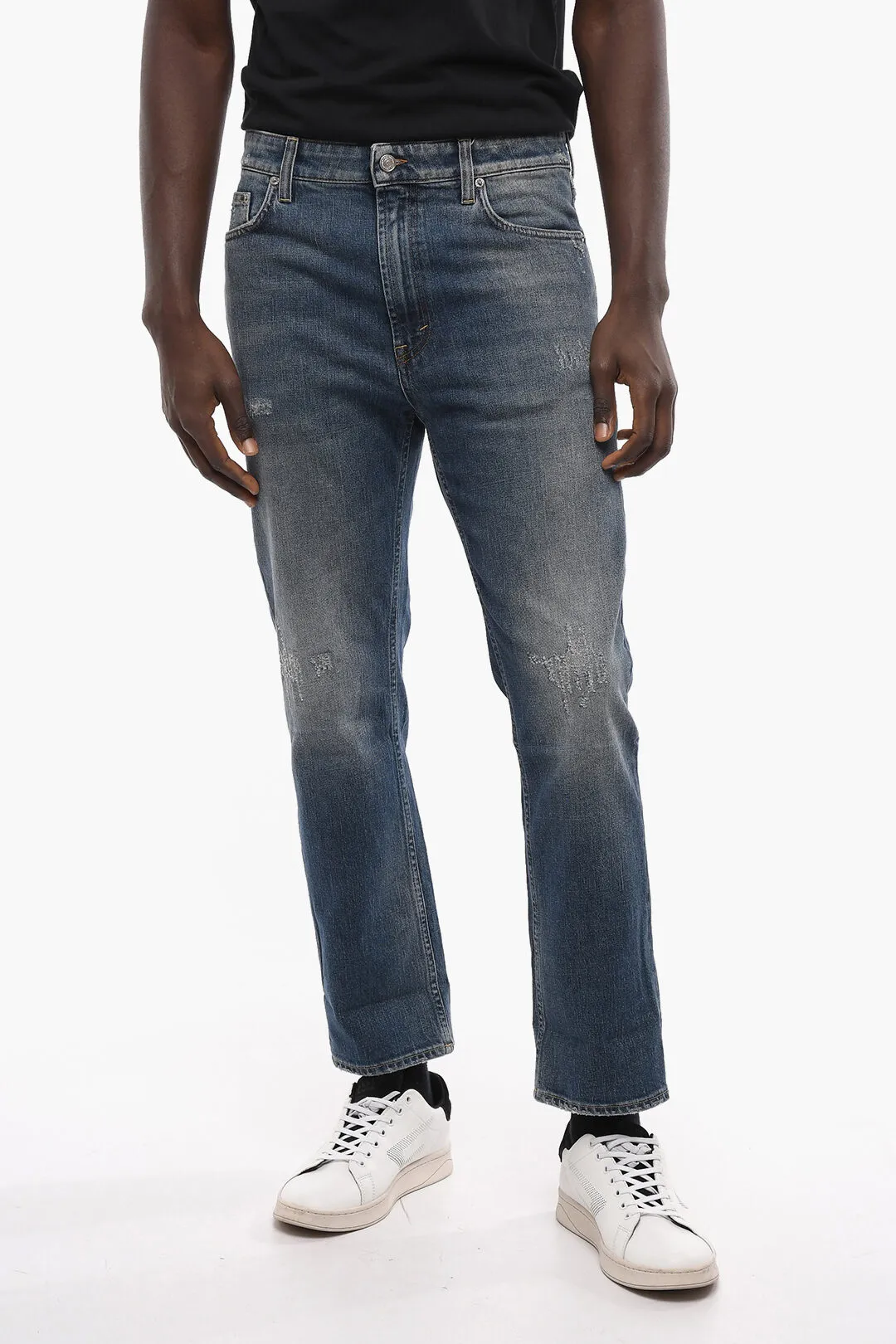 Jeans STINGHER Regular Fit con Cuciture a Vista 20cm