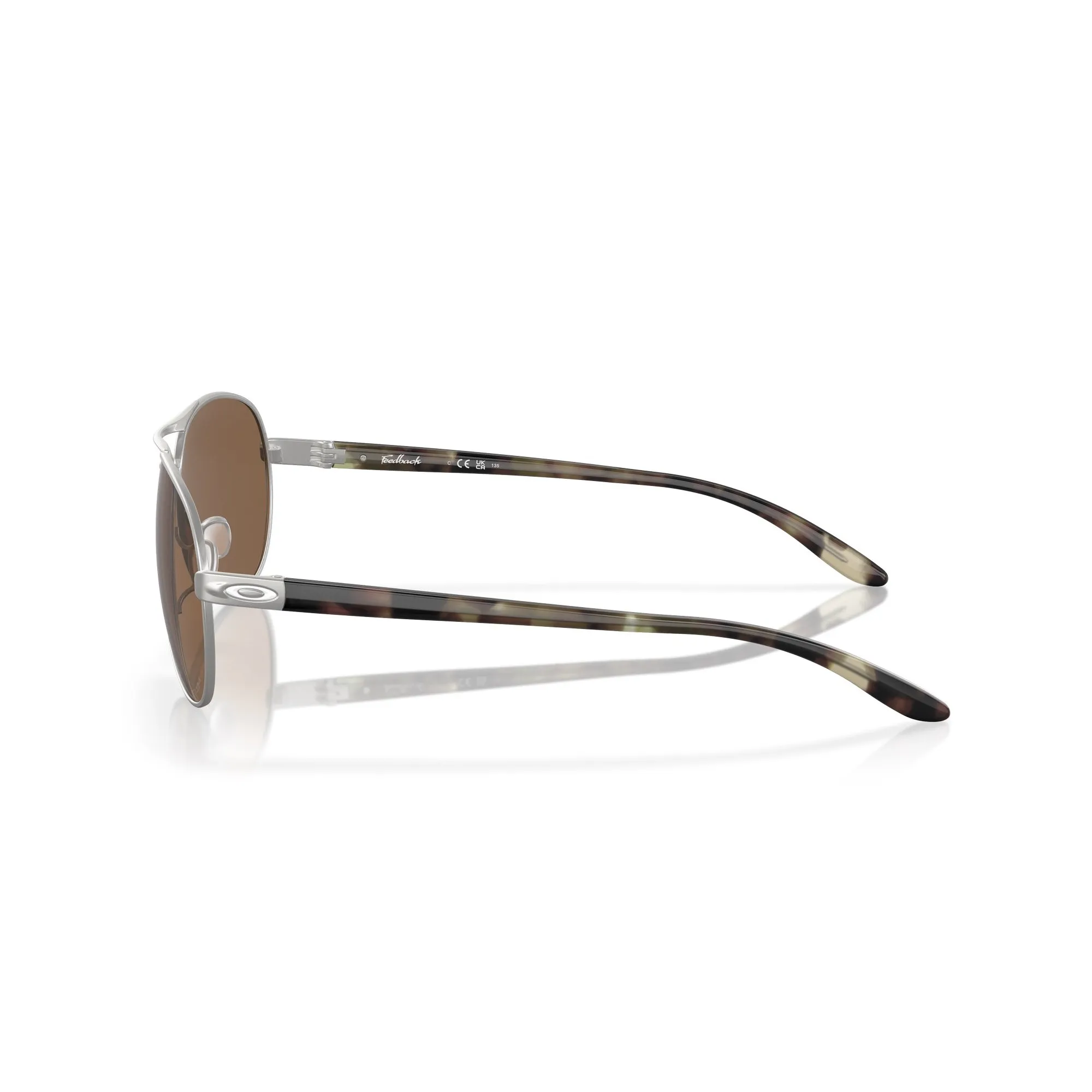   Oakley OO 4079 Feedback 407947 Cromo Satinato | Occhiale Da Sole Donna 