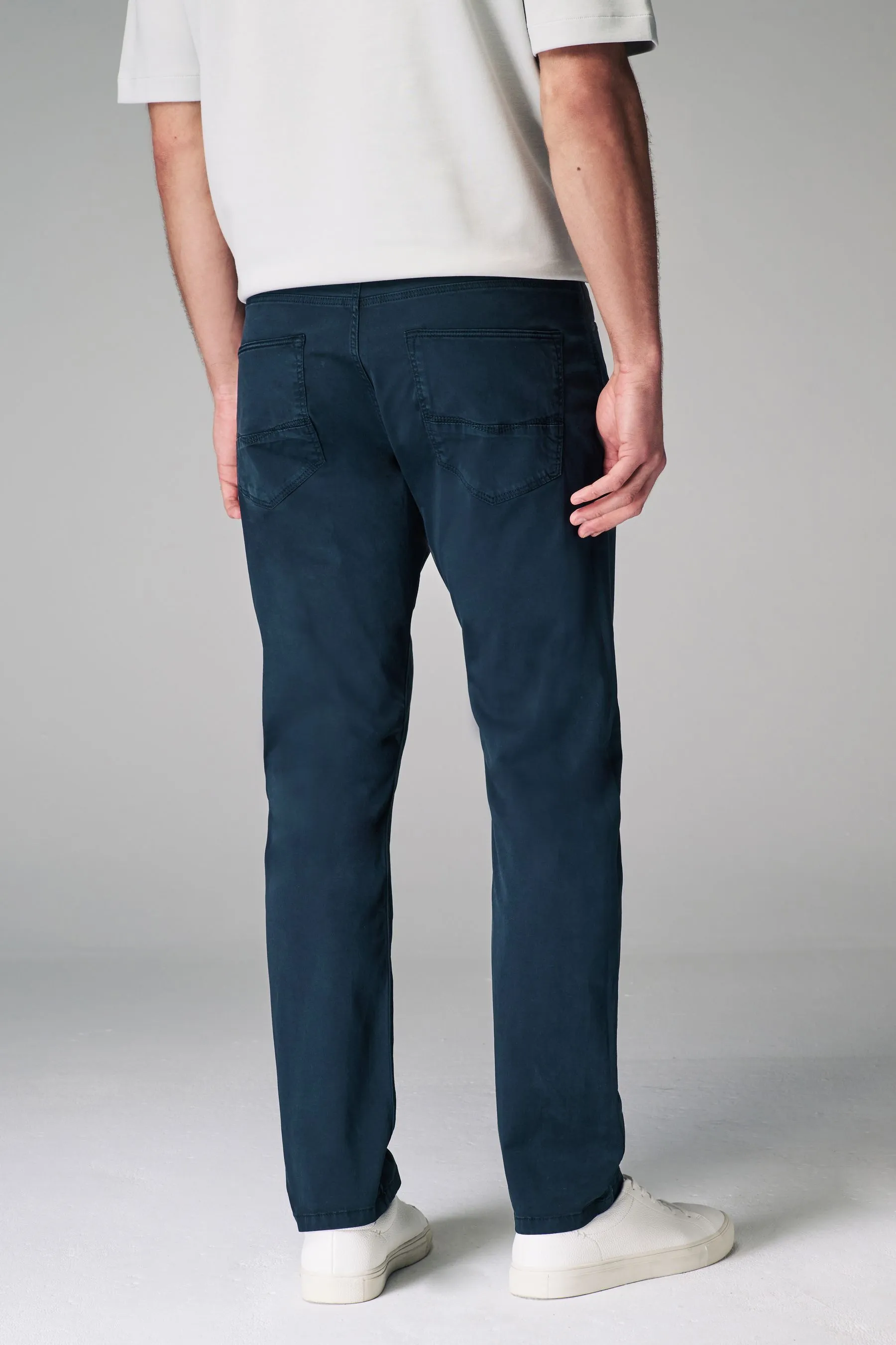 Pantaloni lavati di alta qualità con tasche 5    