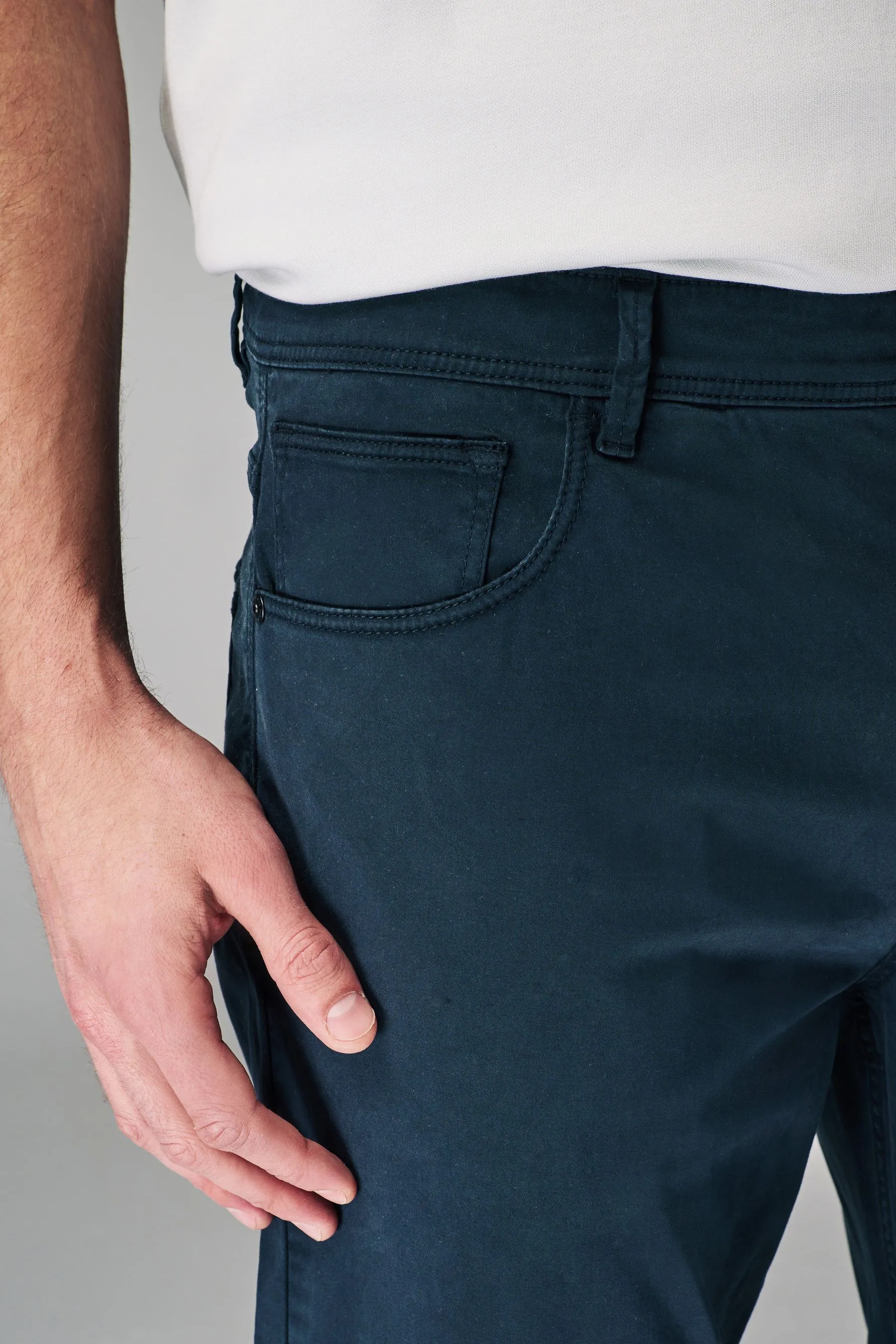 Pantaloni lavati di alta qualità con tasche 5    