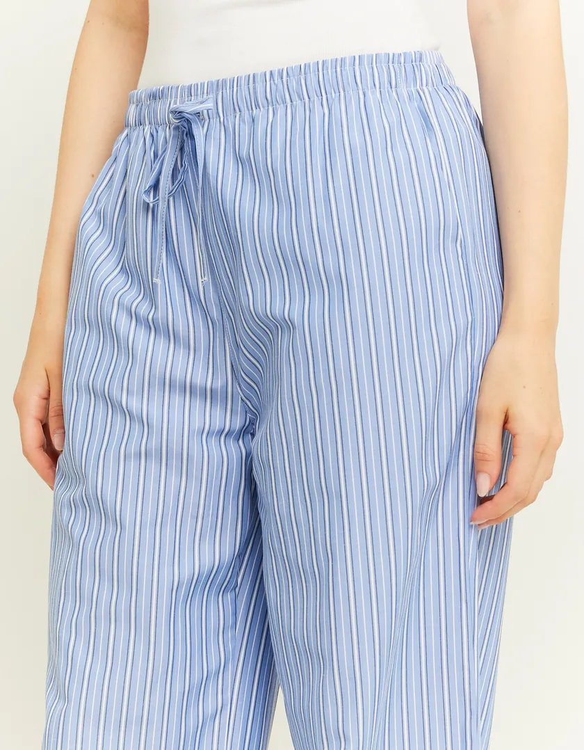 Pantaloni Stile Pigiama a Righe  