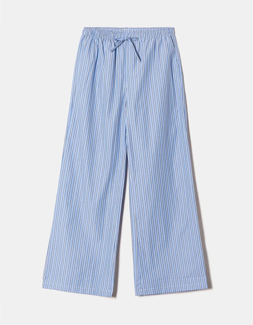 Pantaloni Stile Pigiama a Righe  