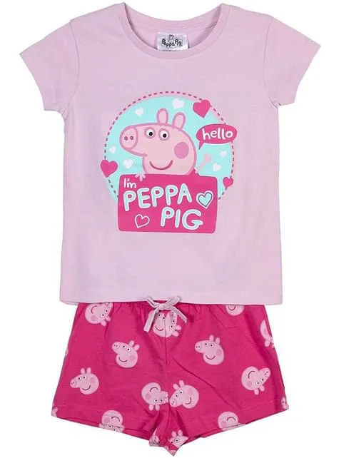 Pigiama corto Peppa Pig  per bambina