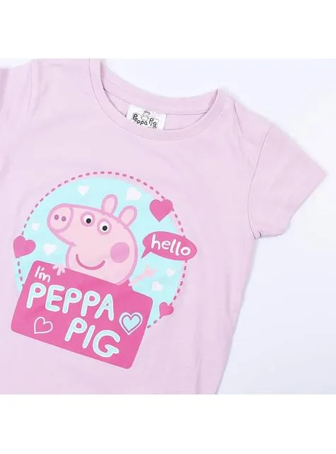Pigiama corto Peppa Pig  per bambina