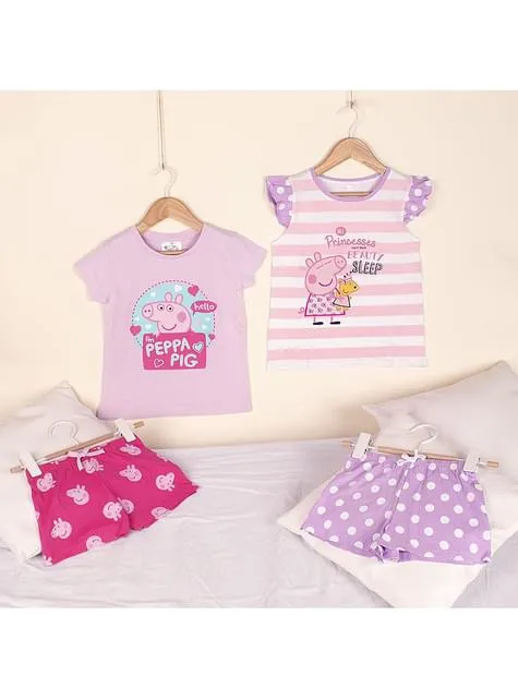 Pigiama corto Peppa Pig  per bambina