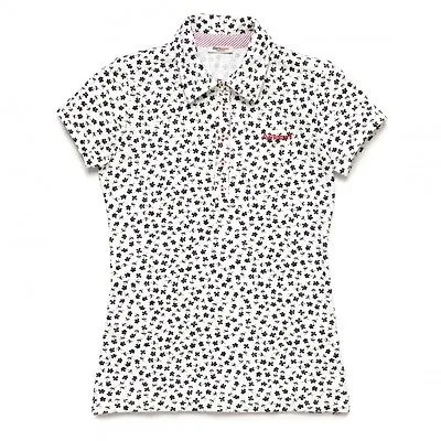 Polo ROY ROGER'S stampa fiori Chiusura con bottoni in PROMOZIONE
