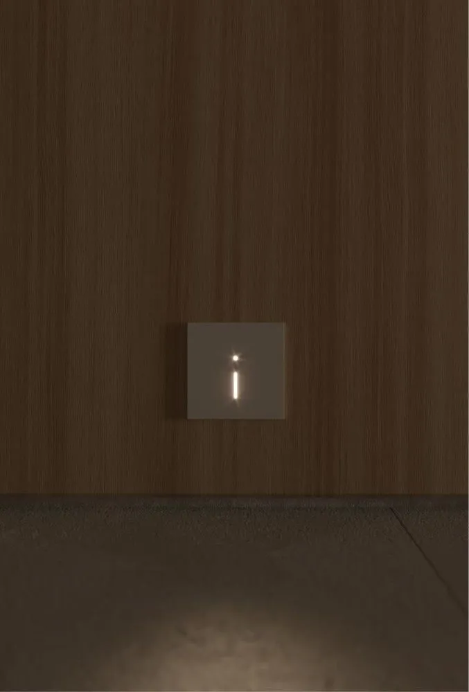 Segnapasso Led da Incasso a Parete LAO Switch 2700/3200/4000k Beneito Faure 5027