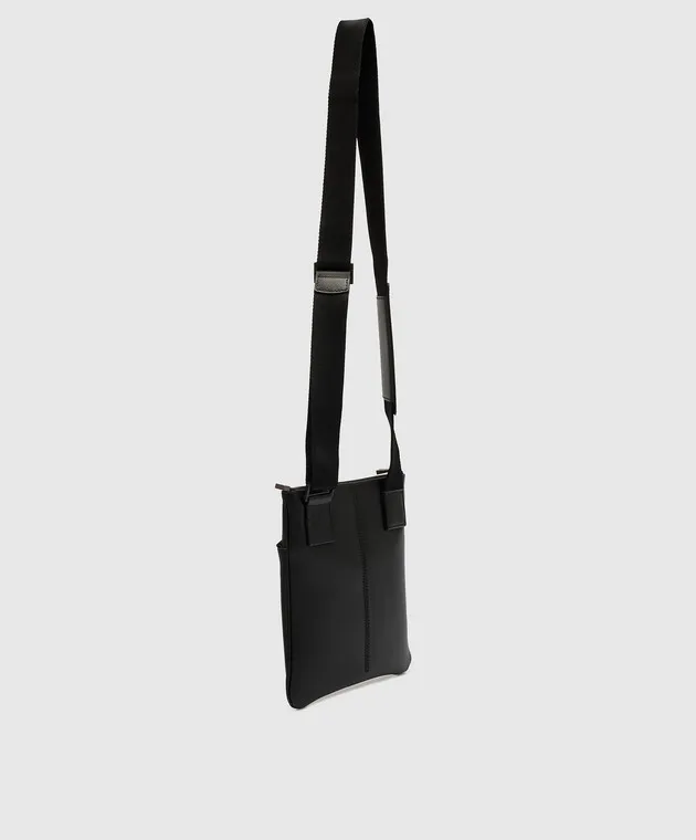 Serapian Borsa a tracolla in pelle nera SREVLMML679423Y292