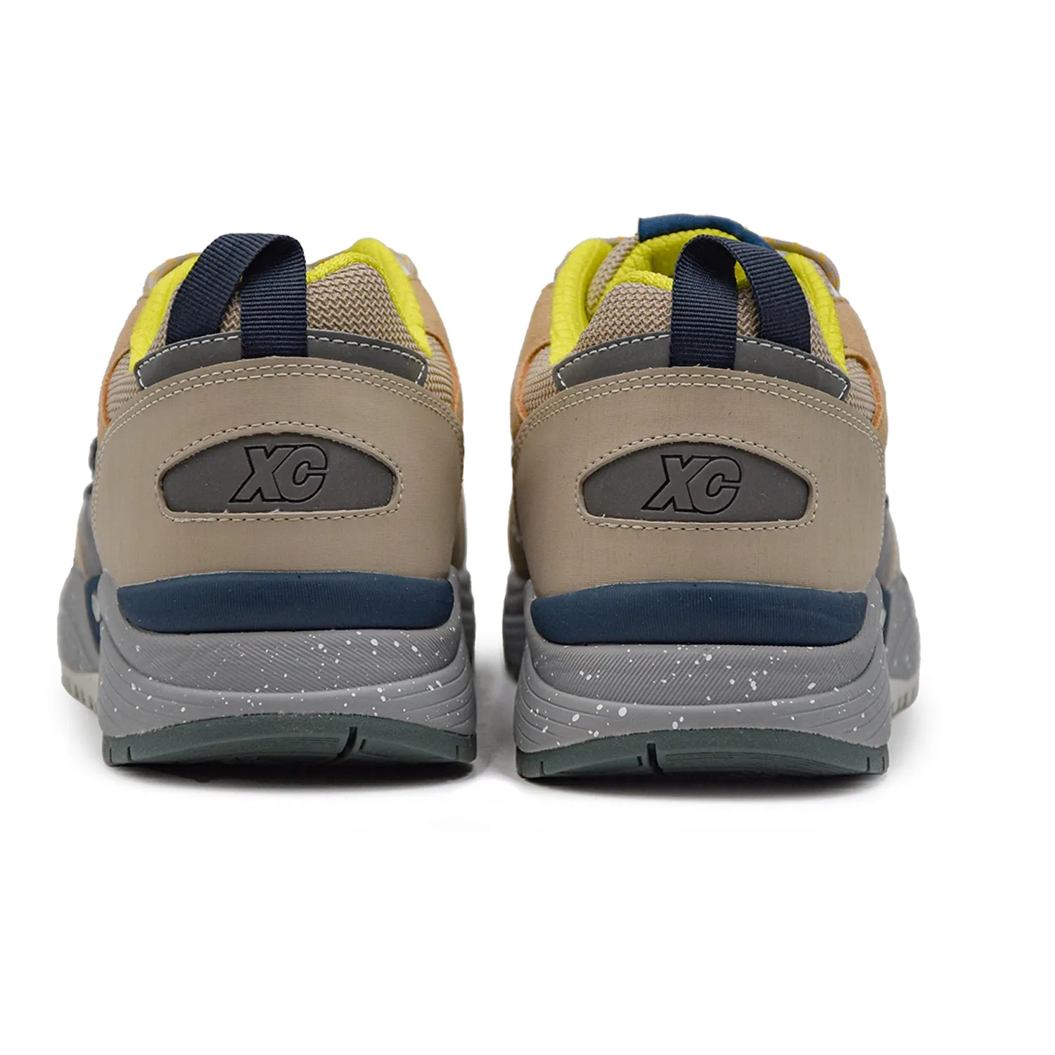 Sneakers Uomo Beige Karhu Fusion XC Sistema Fulcrom E Logo Verde