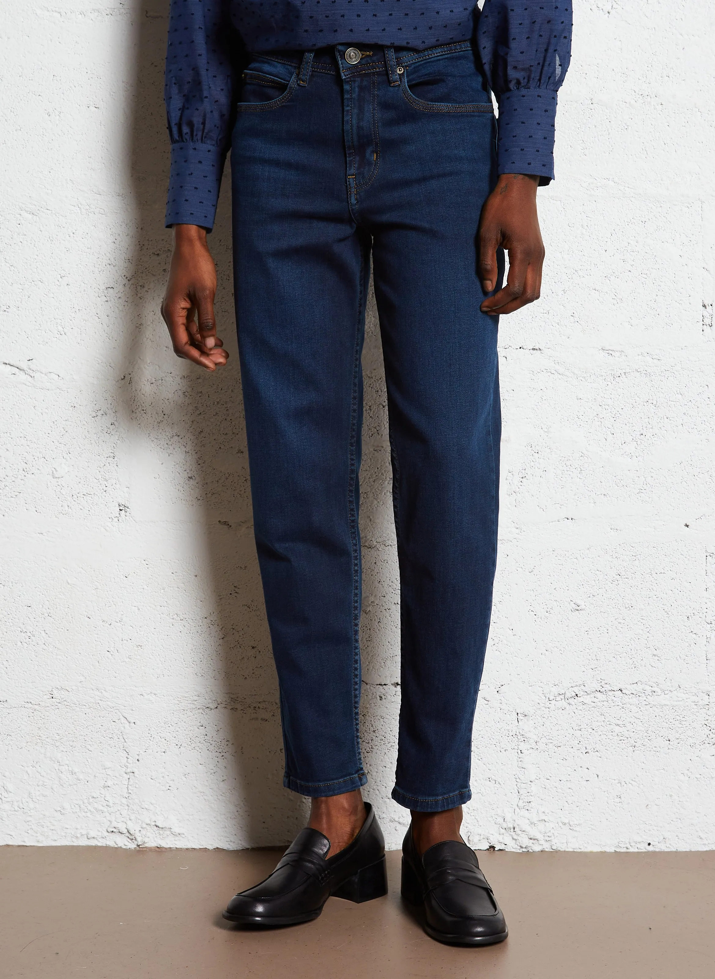  SUD EXPRESS   BEN - Jeans boyfit in misto cotone | Blu