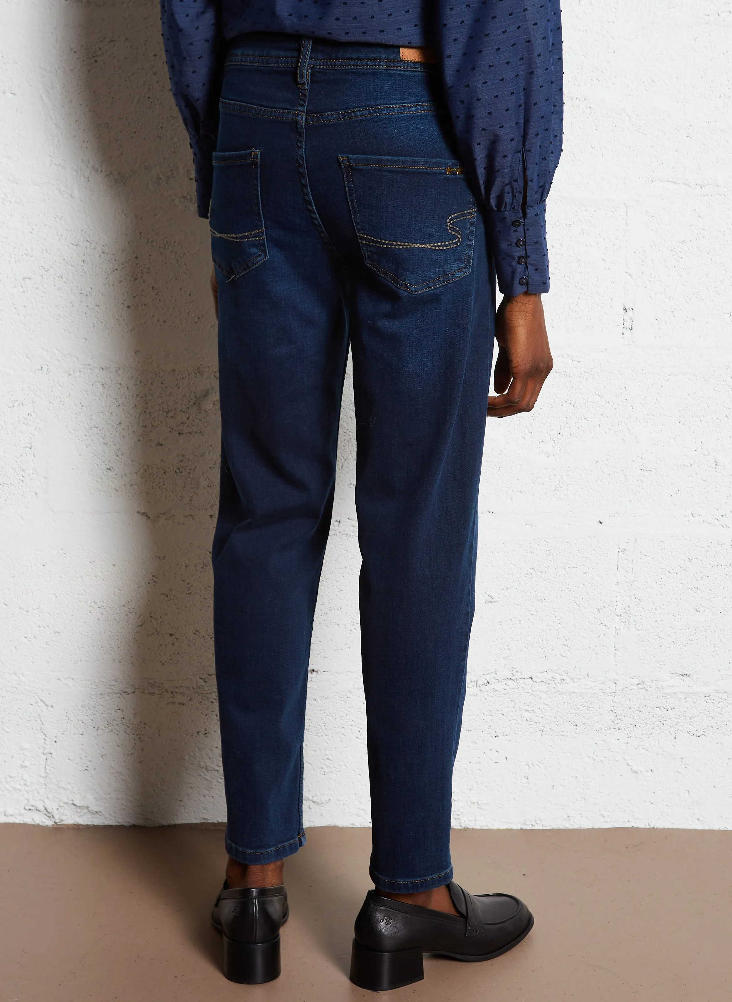  SUD EXPRESS   BEN - Jeans boyfit in misto cotone | Blu
