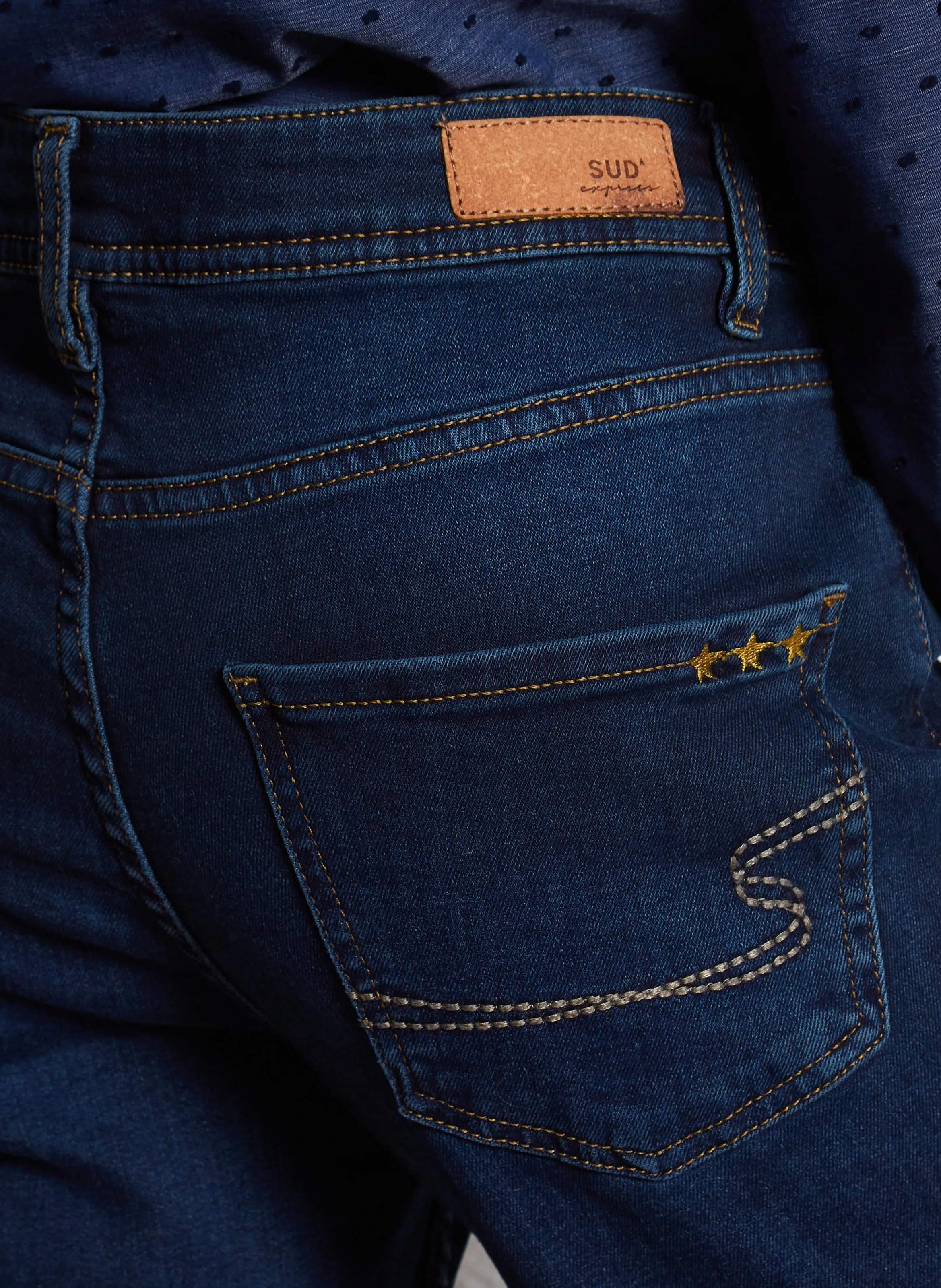  SUD EXPRESS   BEN - Jeans boyfit in misto cotone | Blu
