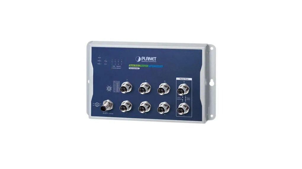 Switch Ethernet industriale Planet, 8 porte, No