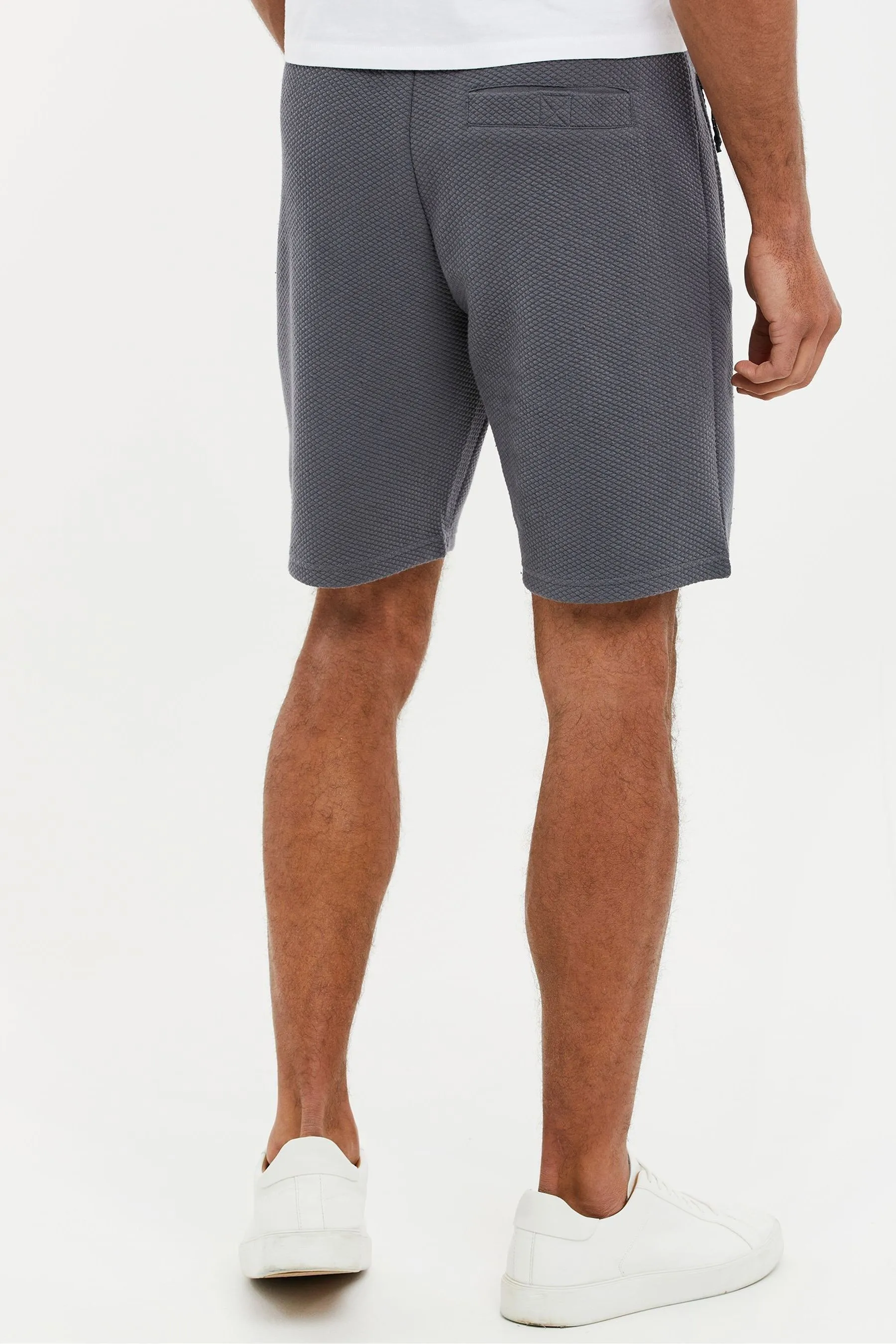 Threadbare - Shorts in felpa testurizzati a nido d'ape    