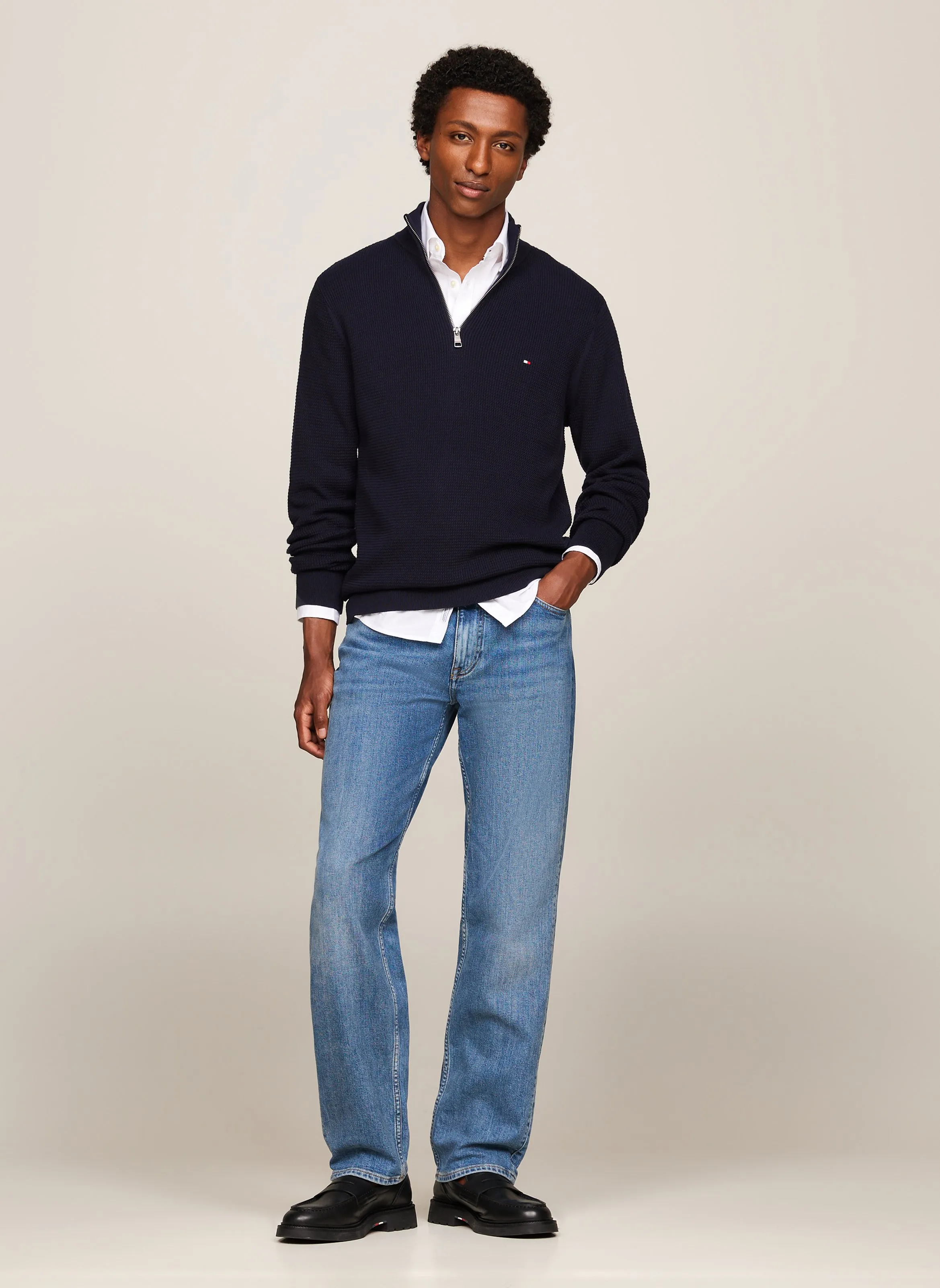  TOMMY HILFIGER   Polo regular fit in cotone biologico | Blu