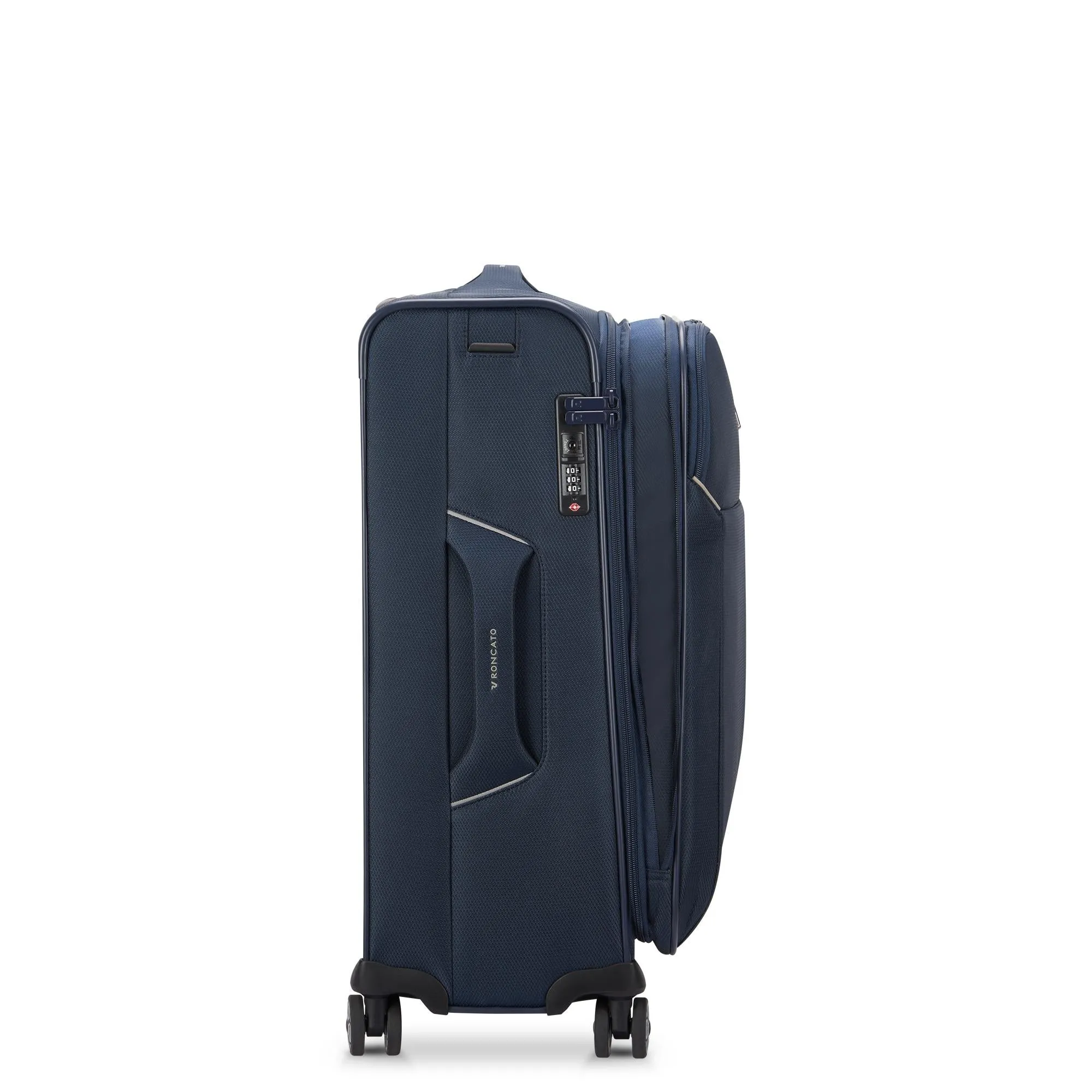 Trolley Medio 65cm RONCATO Ironik 2.0 Blu Notte 4 Ruote Espandibile