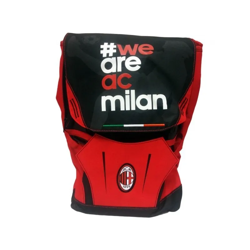 ZAINO ESTENSIBILE AC MILAN 42X30X12 PRODOTTO UFFICIALE AUGURI PREZIOSI